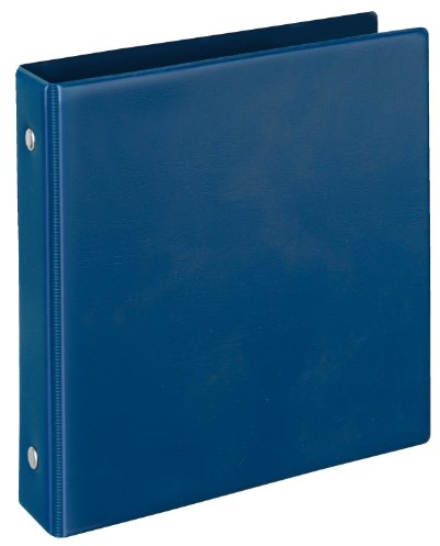 Veloflex 4167050 Karteikartenordner A6, Ringbuch, Ordner, mit Innentasche, PVC, 150 x 160 x 30 mm, blau