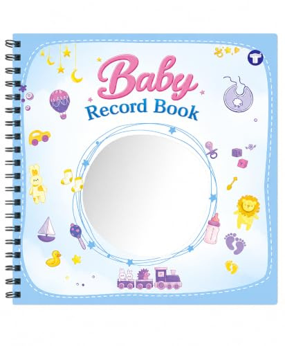 Baby Memory Book Keepsake for Boy or Girl – First 5 Year Baby Journal & Milestone Scrapbook | Gender Neutral Baby Shower Gift & Photo Album from Birth to Age 5