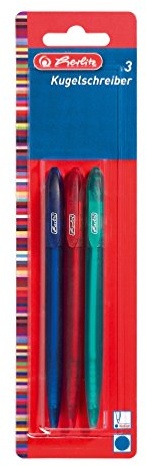 Herlitz 10314979 Kugelschreiber Frosted, 3 Stück