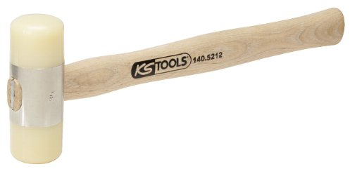 KS TOOLS 140.5212 Maillet à embout nylon 340g - tête Ø35mm - avec manche frêne galbé Multicolore Taille Unique