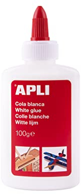 APLI 12849 - Cola, 100 g, color blanco