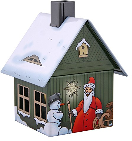 Crottendorfer Metall Häuser mit integriertem Räucherkerzenhalter Weihnachten