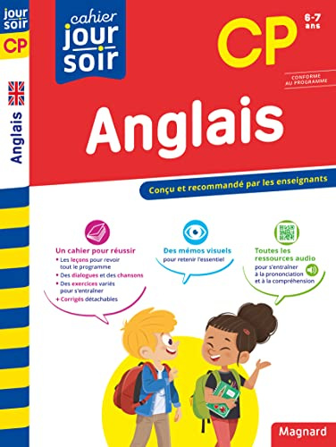 Anglais CP - Cahier Jour Soir: Conçu et recommandé par les enseignants