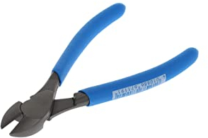 GEDORE Alicates de corte diagonal de fuerza para alambre duro/cuerda de piano de hasta 2 mm, Mango antideslizante, Templado, Longitud 140 mm, 8316-140 TL