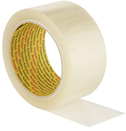 3M Verpackungsklebeband 309 Transparent, Paketklebeband, Packband, 50 mm x 66 m, 6 Rollen