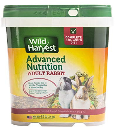 Wild Harvest Wild Harvest Advanced Nutrition Diet for Rabbits, 4.5-Pound (WH-83544)