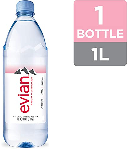 Evian Bottled Water 1 L 12 ct (Pack of 12)