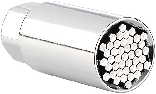 AGT Llaves de vaso - Tuerca universal: Llave de vaso, 9-21 mm, 3/8 (Universal Llave de tubo, Tuerca múltiple, inglesa)