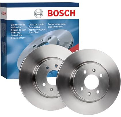 Juego de 2 Discos de Freno Bosch BD2006 - Discos Ventilados de 280 mm - Eje Delantero - Certificación ECE-R90 - Buena refrigeración, frenado fiable, protección anticorrosión - 1 Juego de 2 Discos