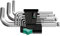 Wera 950/9 Hex-Plus 3 Chrome-Plated L-key Set, Metric, 1.5-10 mm, 9pc, 05133163001