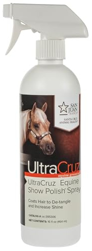 UltraCruz Equine Show Polish® Spray för hästar, 16 uns