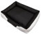 DOGGY Hobbydog R5CEPBCZ5 Hundebett/Sofa/Korb Cesar Perfect Kunstleder, Kodura, weiß/schwarz, Größe R5, 125 x 98 x 25 cm