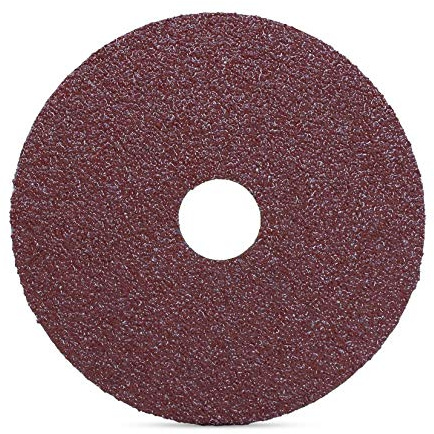BHA Aluminum Oxide Resin Fiber Sanding and Grinding Discs, 5” x 7/8”, 80 Grit - 25 Pack