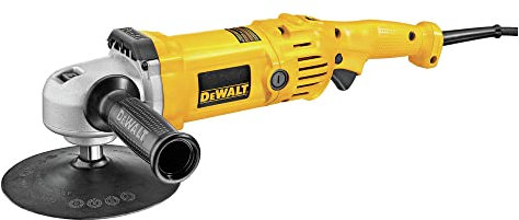 DEWALT Variable Speed Polisher, includes 2 position side handle, backing pad, 7 to 9-Inch (DWP849)