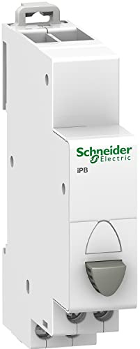 Pulsador iPB 1NC simple gris