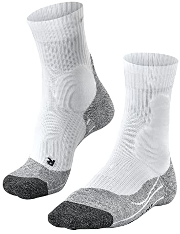 FALKE Herren Tennissocken TE2 M So Baumwolle Funktionsmaterial antiblasen 1 Paar, Weiß White-Mix 2020, 42-43