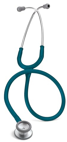 3M Littmann Classic II Pediatric Stethoscope, 2119, Stainless Steel Chestpiece, 28 Caribbean Blue Tube