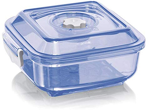 Magic Vac, Contenitore Sottovuoto per Alimenti Executive con Coperchio, per Conservazione e Marinatura, Capacità 2,5L, BPA-Free, Made in Italy, da Utilizzare con Macchine Sottovuoto Magic Vac