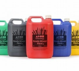 1 x Large Ready Mix Paint 5 Litres Yellow