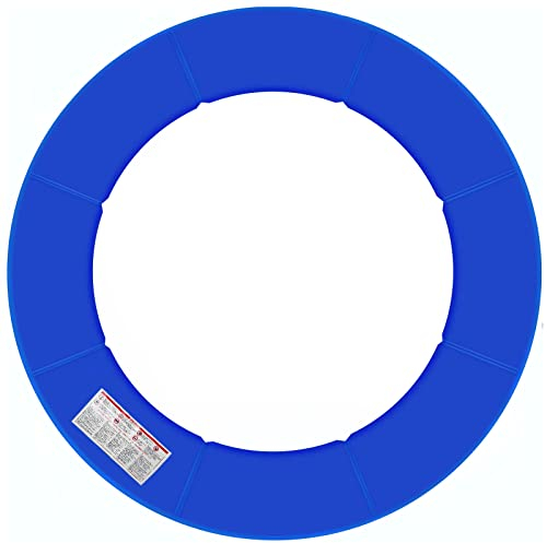 Baunsal® Trampolin Randabdeckung Ø 244 cm mit 26 cm breite in blau und 20 mm dick uv-beständig reißfest Trampolin Ersatzteile Trampolin Rahmenpolsterung Schutzrand für das Trampolin Outdoor