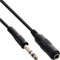 InLine 99935A - Extensión de conector estéreo (6,3 mm, 5 m)