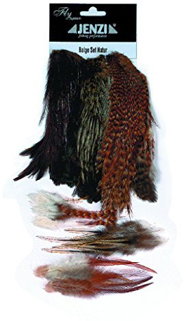 JENZI Fly-Tying Capes + Hackles Nature