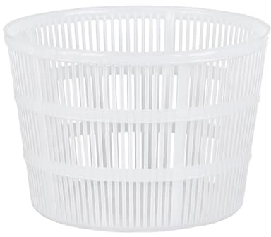 Milky 5er Set Käsekorb klein – Lebensmittelechte und BPA-freie Käse Korbform für Weichkäse & Schnittkäse – Kleinere Käseform für gleichmäßige Reifung – Wiederverwendbare Käseformen