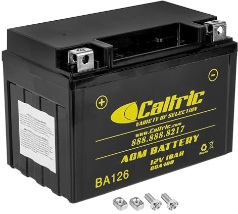 Caltric Agm Battery Compatible with Suzuki Gsx1300R Gsx-1300R Gsx1300Rz Hayabusa 1300 1999-2007