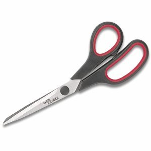 Dahle 5 x Papierschere Comfort-Grip 21cm schwarz