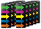 SIGEL HN600/10 Haftmarker Pfeile, 10 Stück á 125 Streifen im Format 25 x 45 mm, grün, blau, pink, gelb,