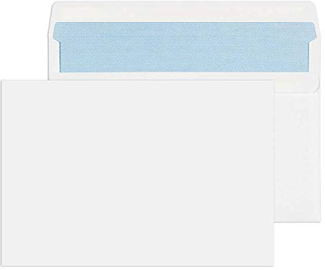 Blake Purely Everyday - White Envelopes C5+ (162 x 238 mm) - Pack of 500 - Weight 90GSM - Self Seal C5+ Envelopes 6.4 x 9.4 Inches - Sustainable PEFC Certified - Office Business Supplies (2807)
