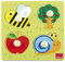 Goula - Holzpuzzle Garten - Puzzle für Kleinkinder - Ab 2 Jahren - Art. Nr. 53010