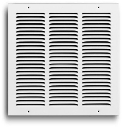 Truaire 170 08X08 Return Air Grille 8-Inch x 8-Inch Sidewall or Ceiling Return Air Grille, White