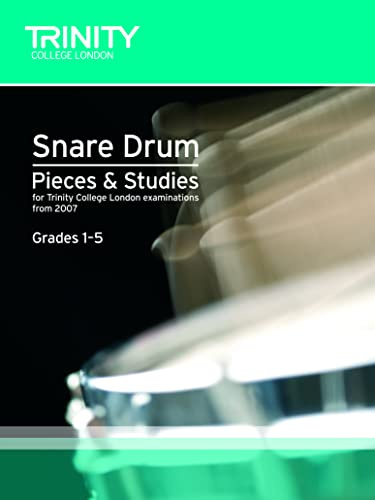 Percussion Exam Pieces & Studies Snare Drum Book 1: Grades 1-5 (Trinity Guildhall Percussion Examination Pieces & Studies): Percussion Teaching Material