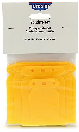 presto 600238 Set di 4 spatole per stucco in plastica