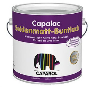 Caparol Capalac Seidenmatt Buntlack 375ml Schokoladenbraun RAL 8017