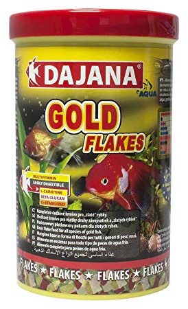 Dajana Gold Flakes – Alimento completo en copos, para peces de colores y peces rojos