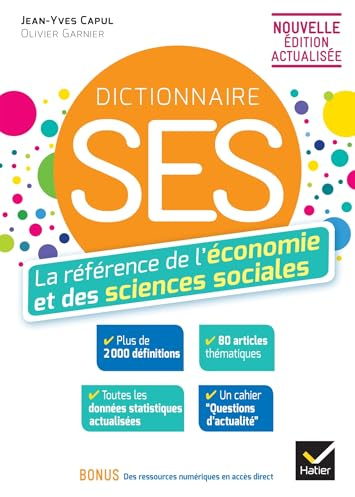 Dico SES - Economie et Sciences sociales - Ed. 2026-2027: L'essentiel de l'économie et des sciences sociales - Lycée et Post-Bac
