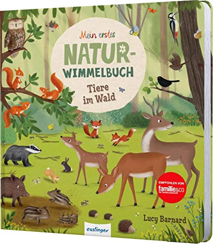 Mein erstes Natur-Wimmelbuch: Tiere im Wald: Mit Suchaufgaben & kurzer Geschichte für Kinder ab 2 Jahren