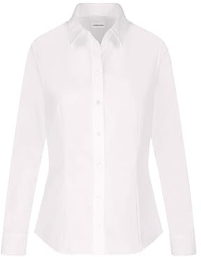 Seidensticker dam Hemdbluse Langarm Regular Fit Uni Bügelfrei Blus