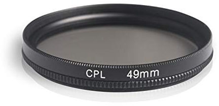 Ares Foto® CPL Zirkular-Polfilter Polarisationsfilter, optisches Glas & Aluminium. Für Canon Sony Nikon Fujifilm Pentax Tamron Sigma Leica Olympus Panasonic (49mm)