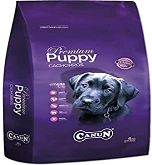 Pienso para Perros Cachorros, Razas pequeñas y Medianas Rico en Pollo Alimento seco para Perros 4 kg Canun Puppy Cachorros