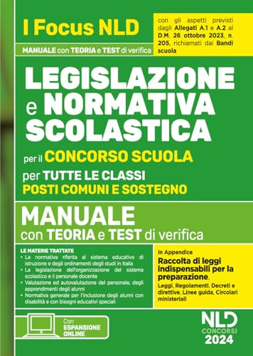 Normativa scolastica per il Concorso Scuola. Manuale per tutte le classi