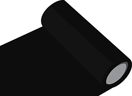 Orafol - Oracal 751 - 63cm Rolle - 5m (Laufmeter) - Schwarz / glanz, 070 - sw - 751 - 63cm - 5m - Autofolie / Möbelfolie / Küchenfolie