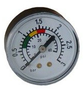 Manómetro de 1/8 pulgadas para filtro de arena cantabric, lamiclair plus 8-10m3/h