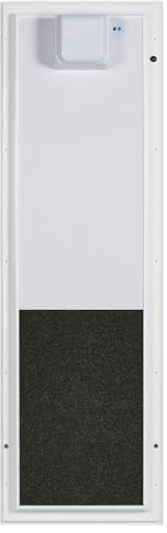 PlexiDor Performance Pet Doors Electronic Dog Door Large White Wall Mount