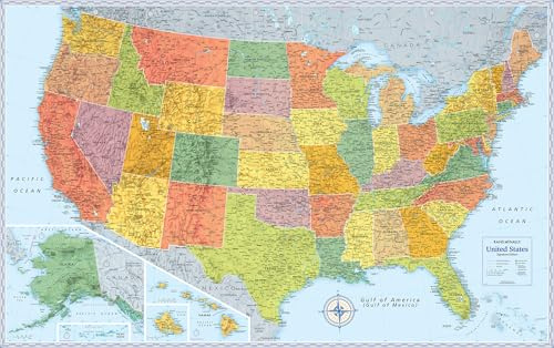 Rand McNally Signature Edition U.S. Wall Map - Folded