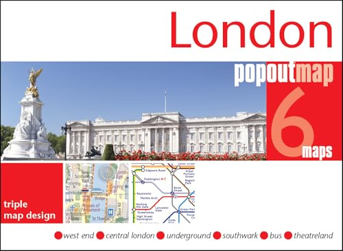 London PopOut Map: pop up city map and tube map of London