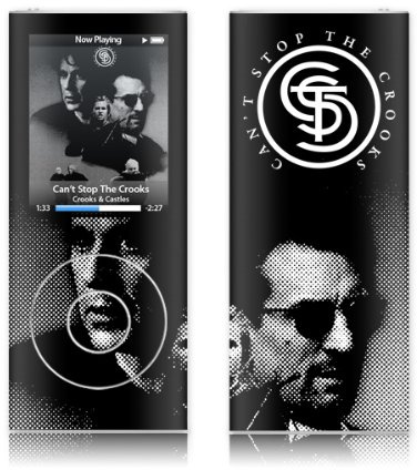 MusicSkins Crooks & Castles – värme för Apple iPod nano (4: e generationen)