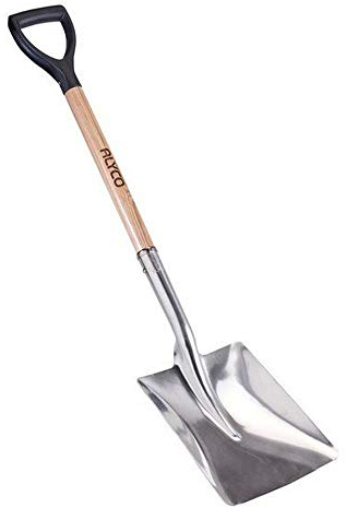 Alyco 198617 - Pala de aluminio mango tipo anilla 245x300 mm